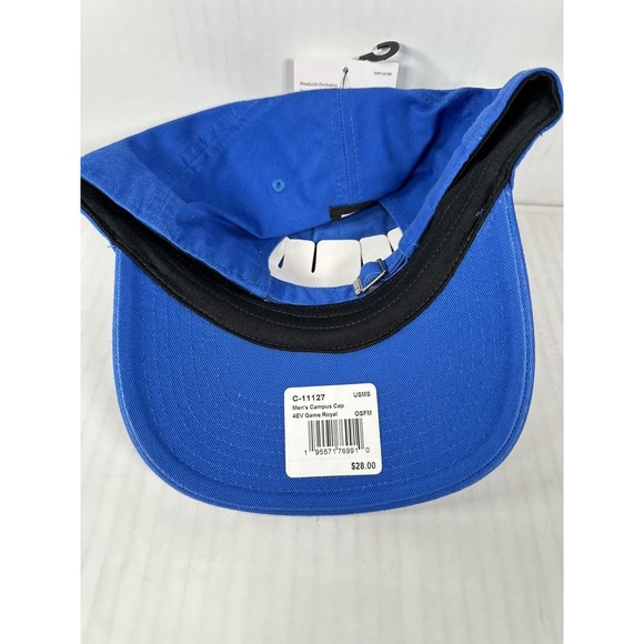 NEW Nike Heritage86 USMNT Campus Crest State Adjustable Hat Game Royal Blue OSFM - Picture 4 of 5